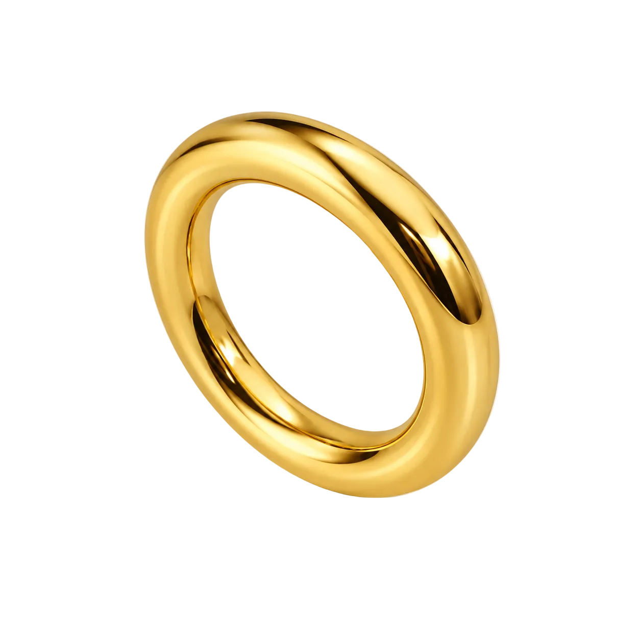 Anillo: Argolla Clásica en Tumbaga Artesanal