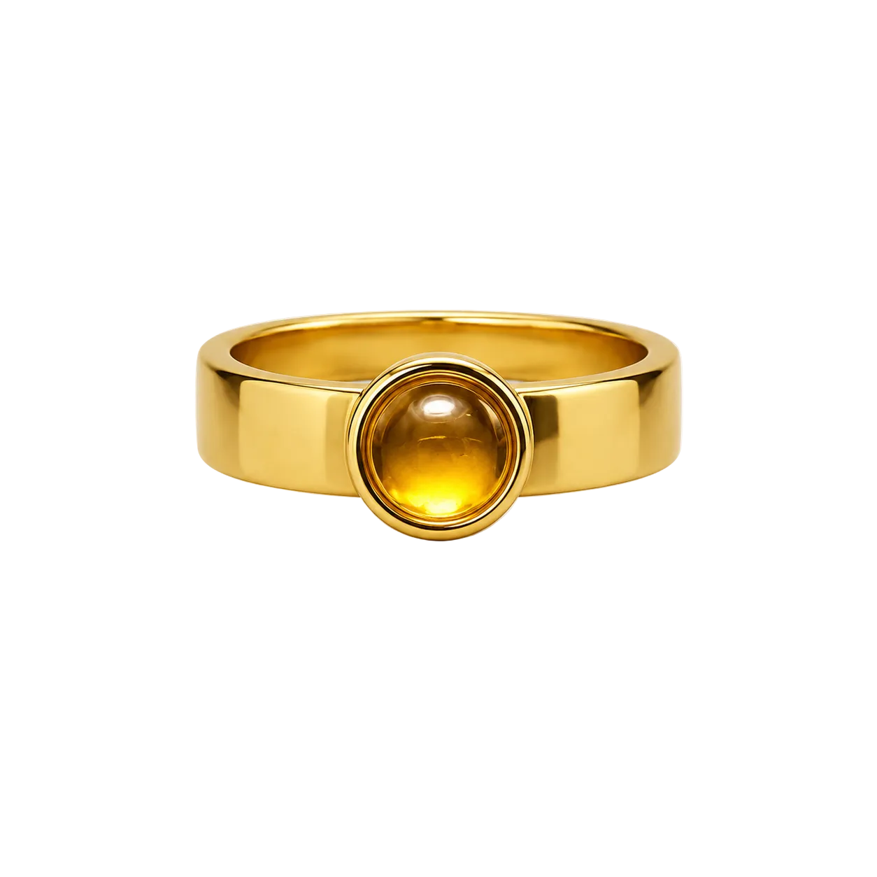 Anillo: Piedra Natural en Tumbaga Artesanal