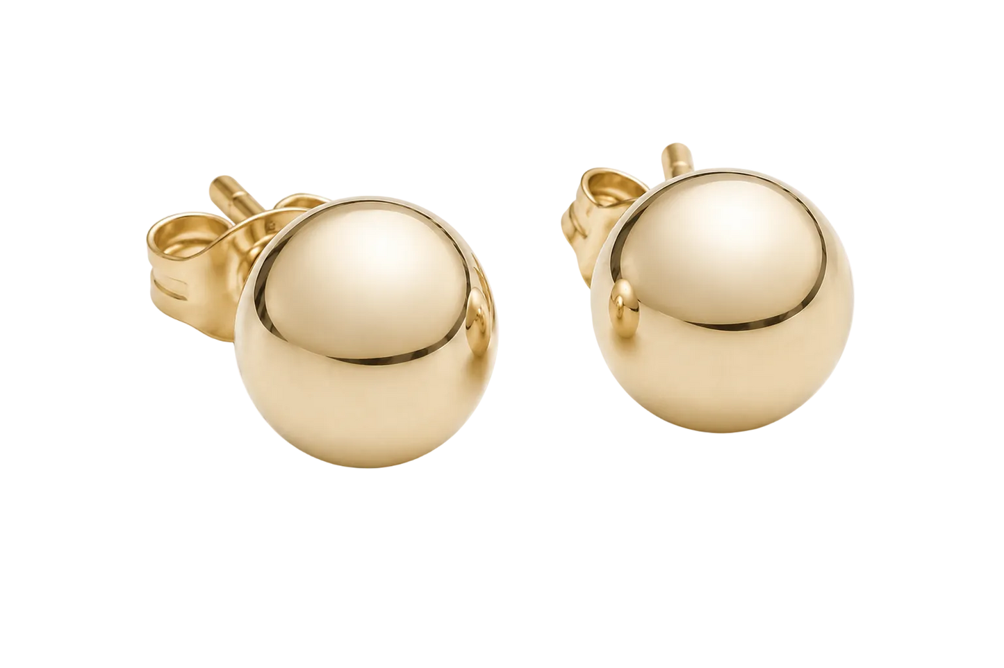 Aretes: Esferas de Tumbaga Artesanal