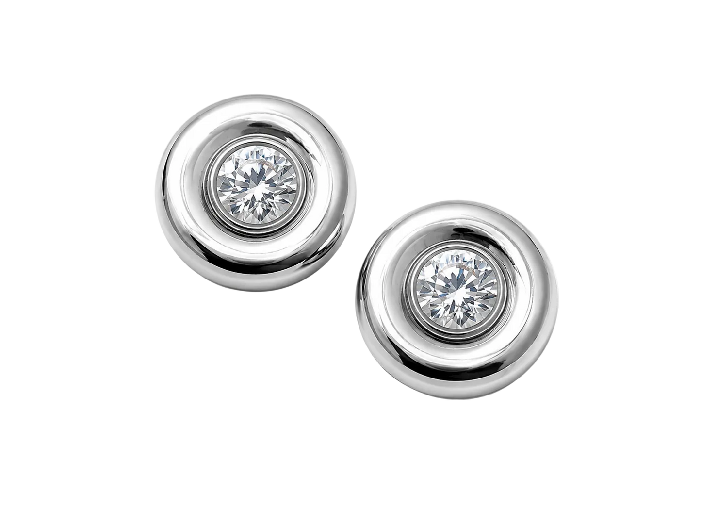 Aretes Redondos: Brillo y Elegancia en Plata y Circonia