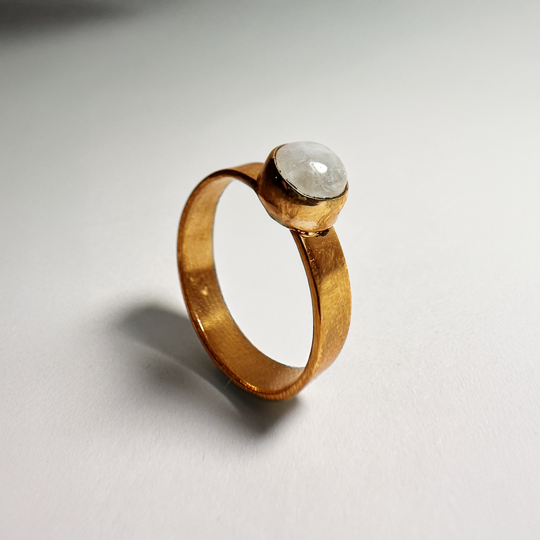 Anillo Alba: Piedras Naturales