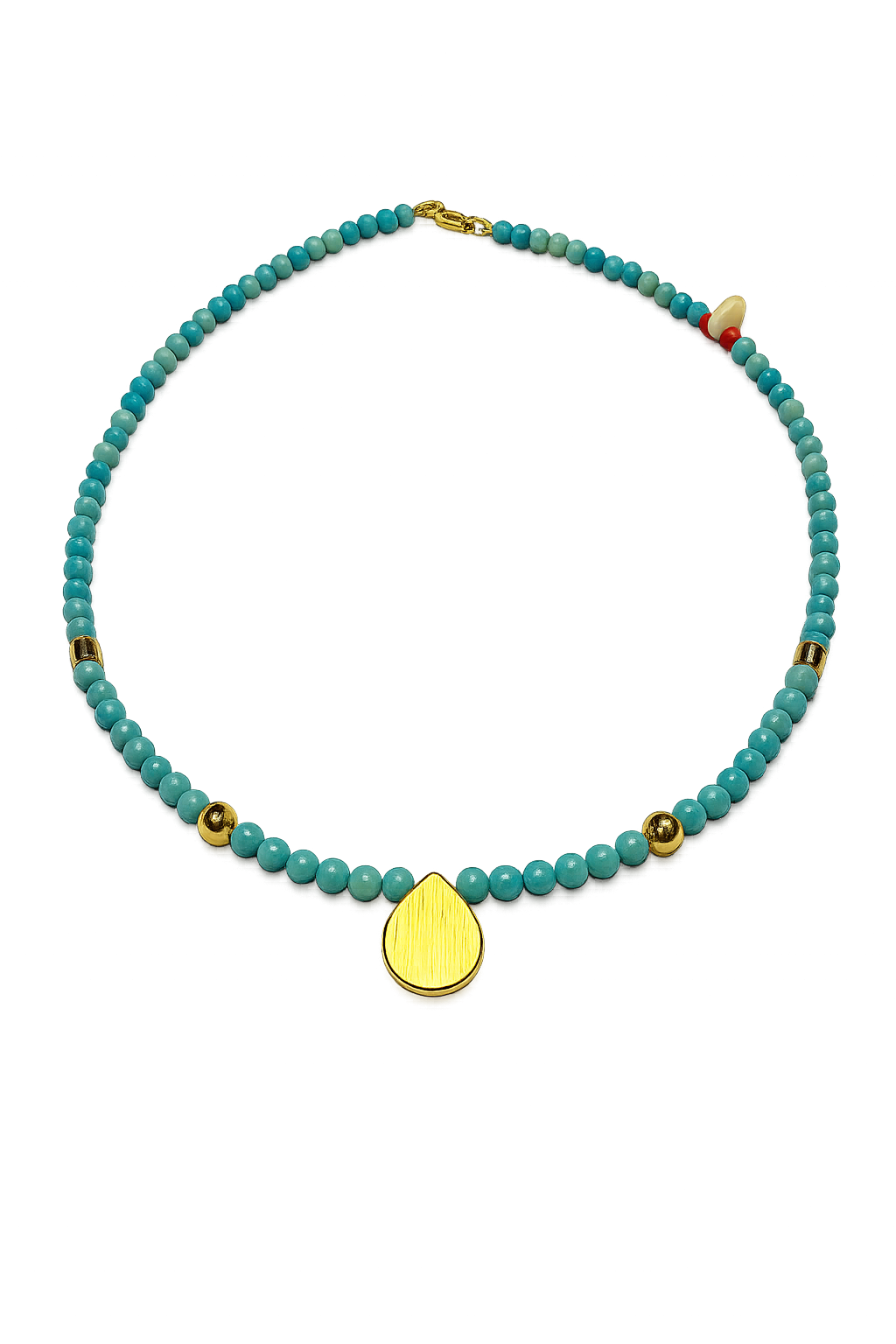 Collar: Serenidad Infinita en Larimar Natural