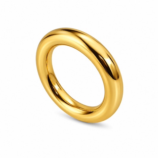 Anillo: Argolla Clásica en Tumbaga Artesanal