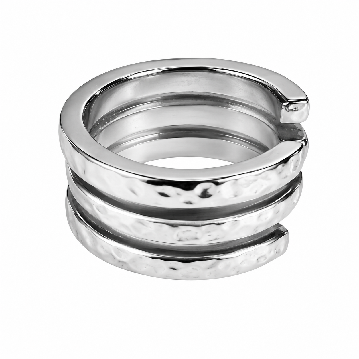 Anillo: Espiral de Evolución en Plata