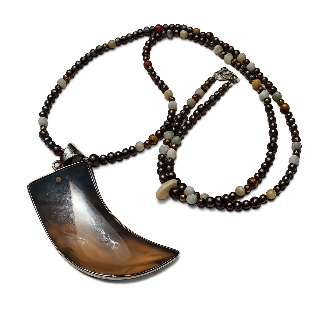 Collar Largo: Serenidad y Elegancia en Calcedonia y Amazonita