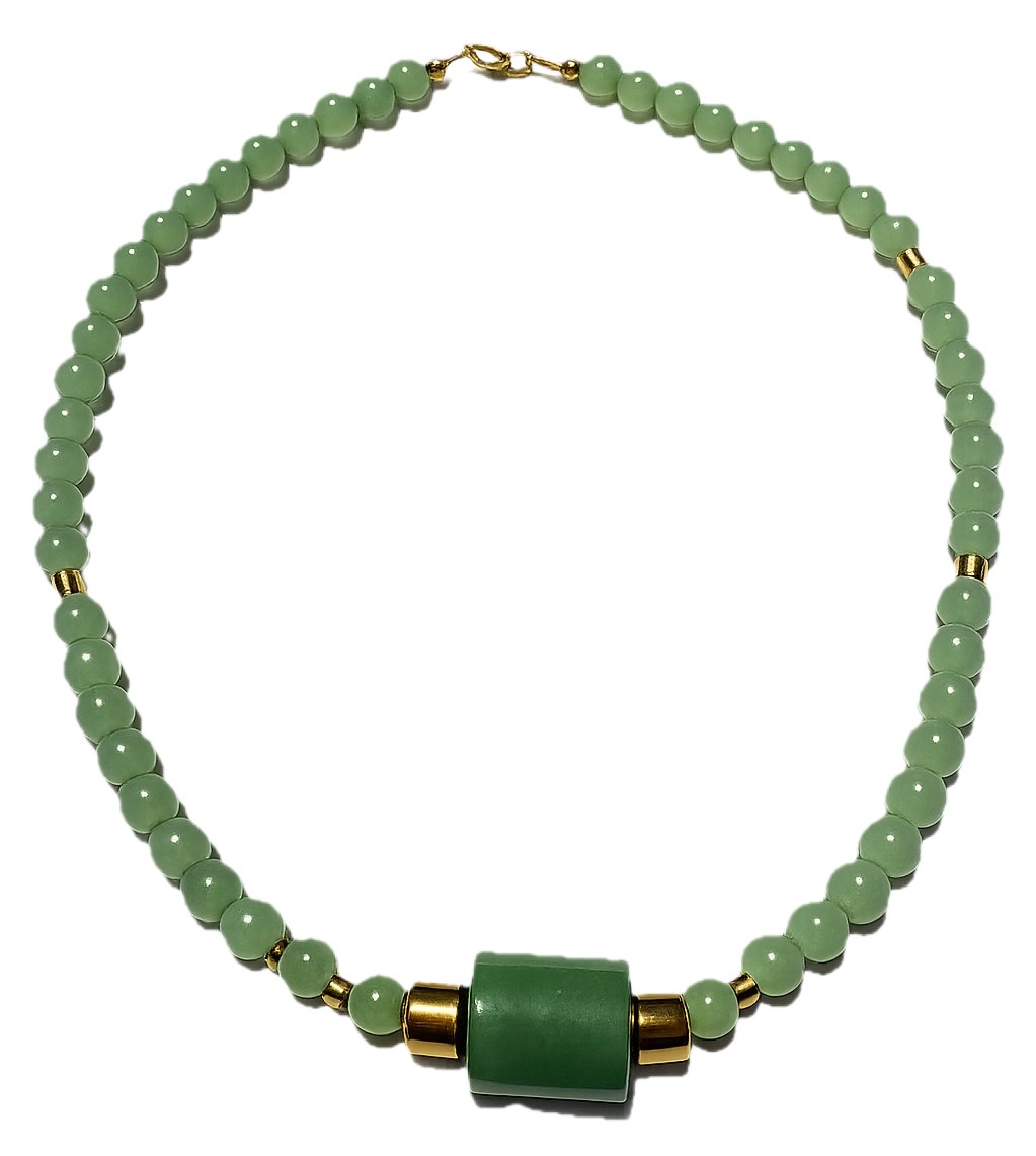 Collar: Abundancia y Equilibrio en Aventurina y Hematita