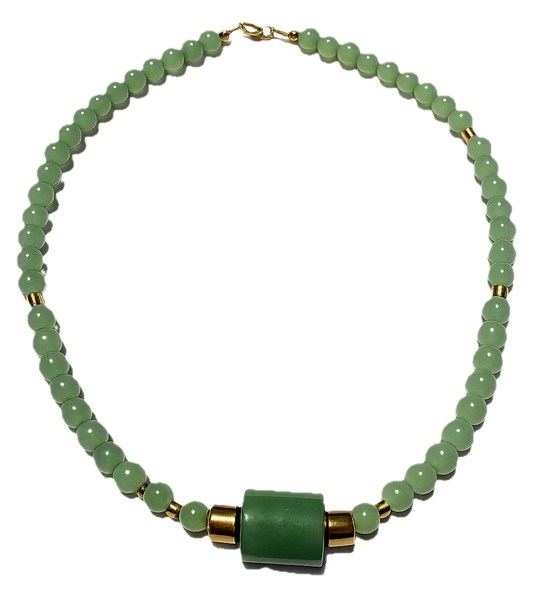 Collar: Abundancia y Equilibrio en Aventurina y Hematita